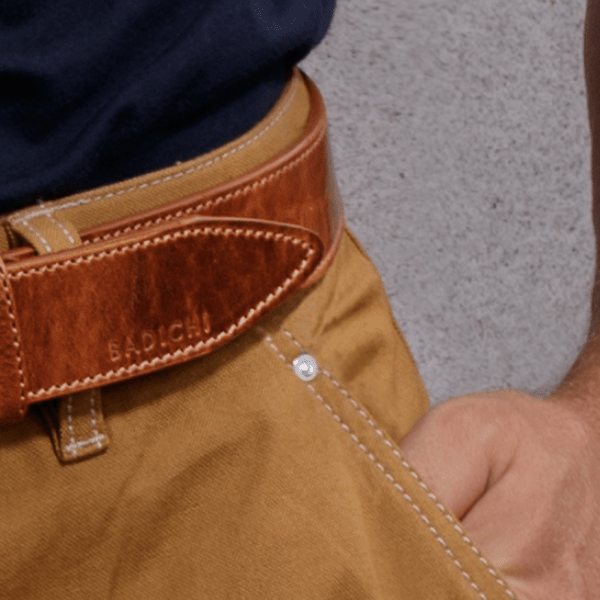 Men's Red Designer Belts