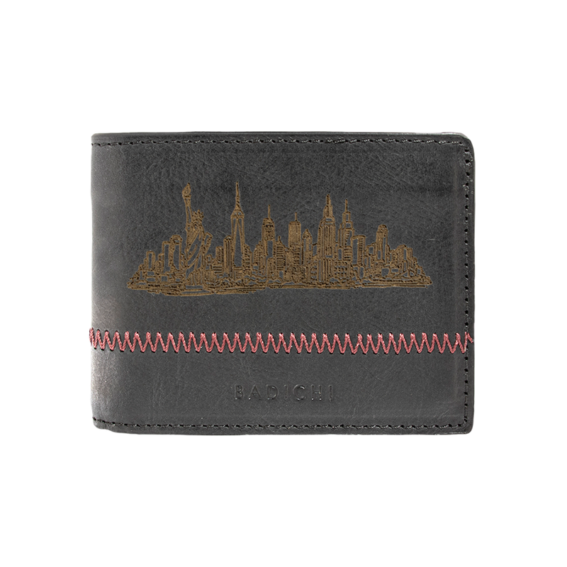 NYC Slim Billfold Wallet Black