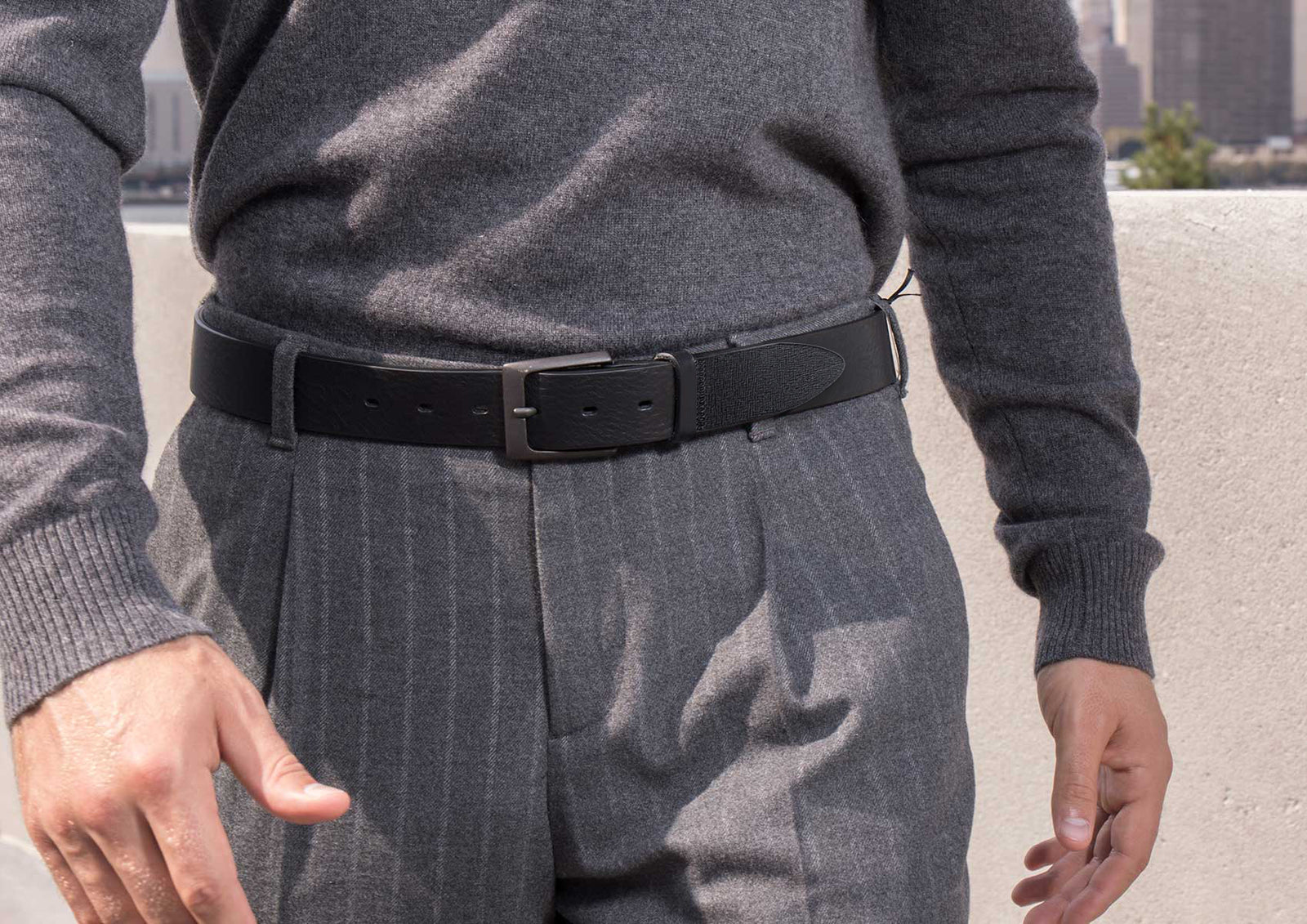 Bicoastal Belt Men Black –