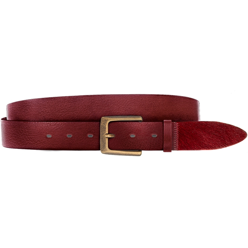 Maroon sales belt mens
