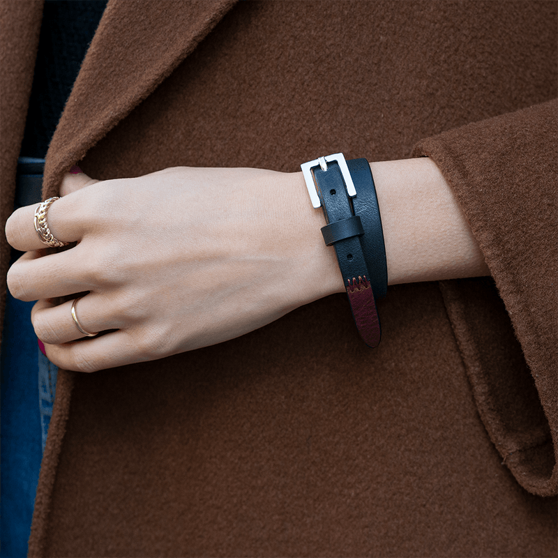 Leather women's 2025 wrap bracelets